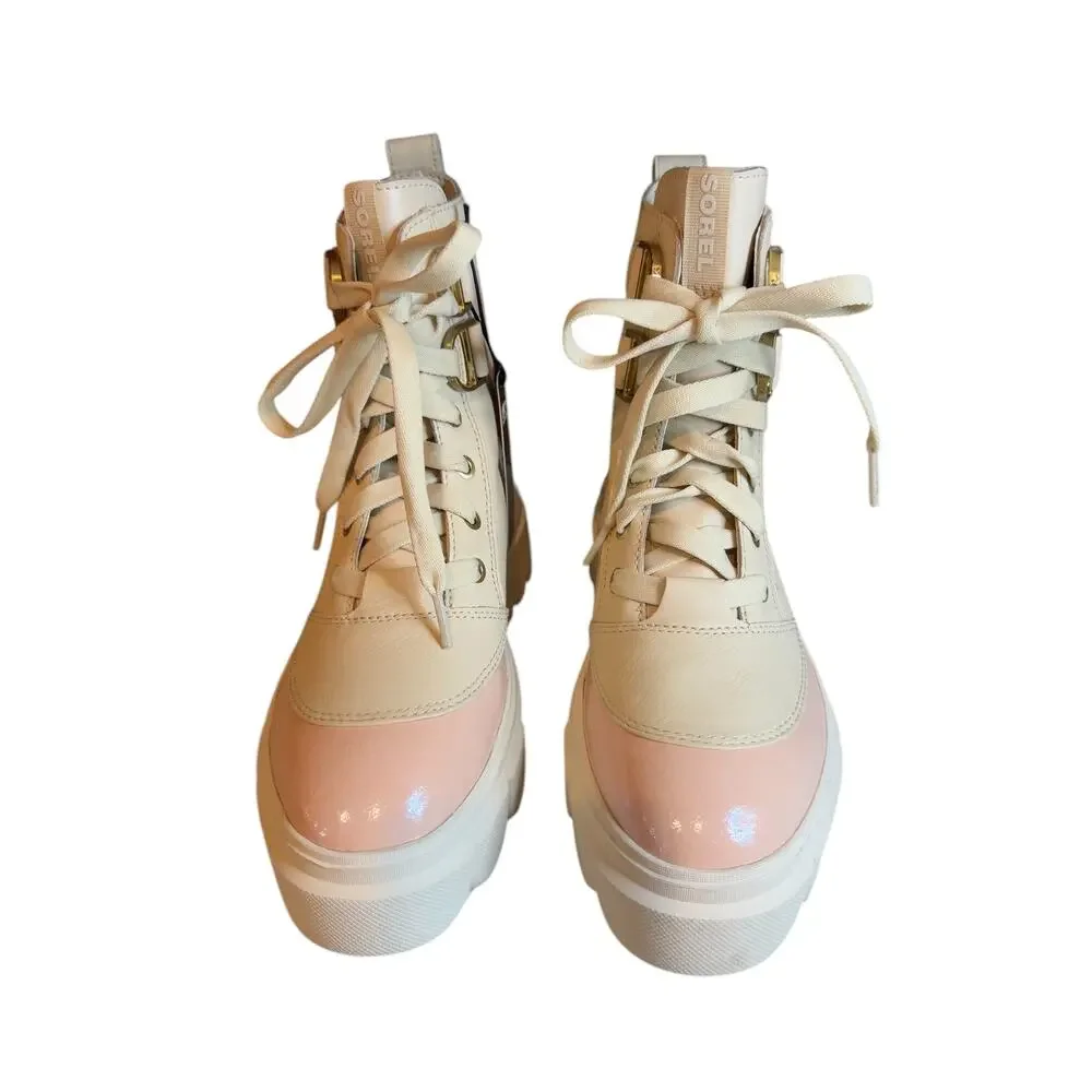 Sorel Caibou X Waterproof Boots Cream Pink 7.5